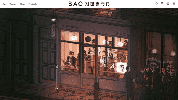 Bao Restaurant Landing Page