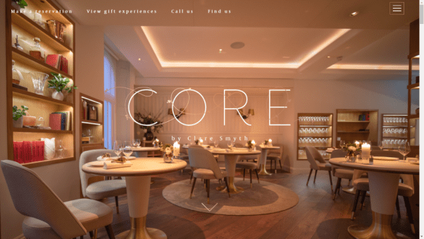 Core Restaurant Website