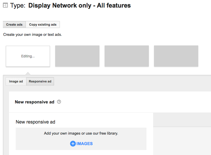 Display Network Create Ads