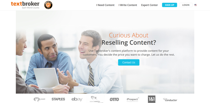 Written Content Agency Homepage