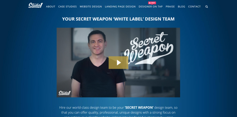 Design White Label Service Homepage