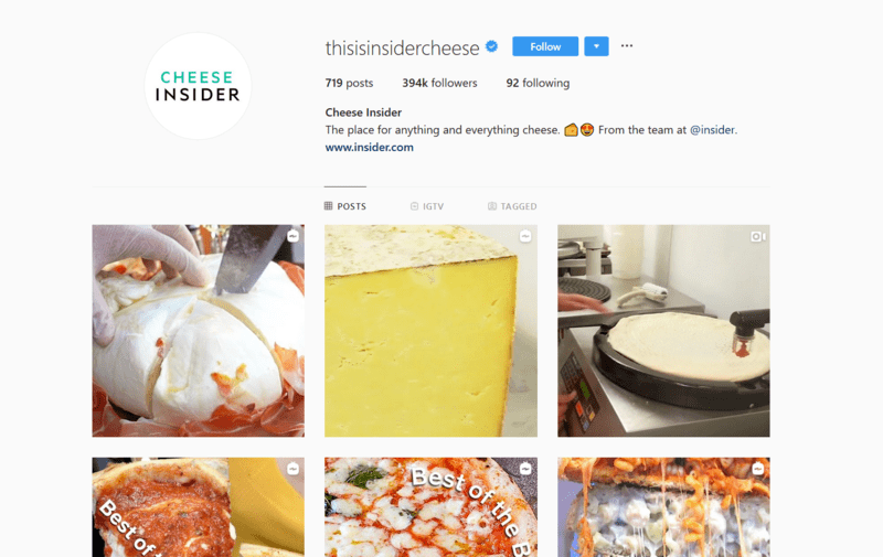 Screenshot of a Restaurant Instagram Giveaway