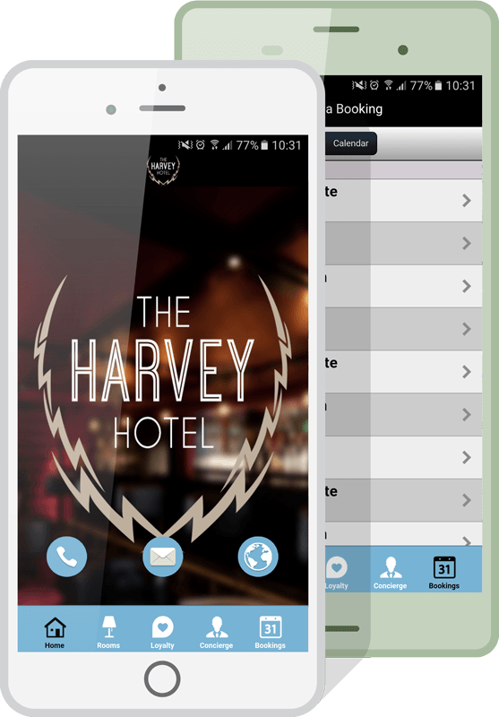 Hotel Apps Mockup