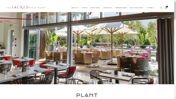 Plant Miami's Restaurants Landing Page