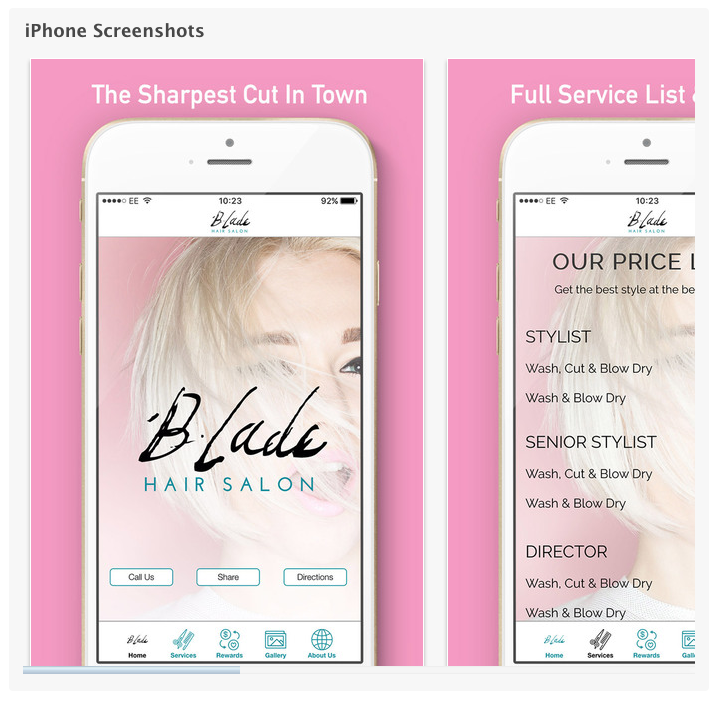 App Marketing Screenshots